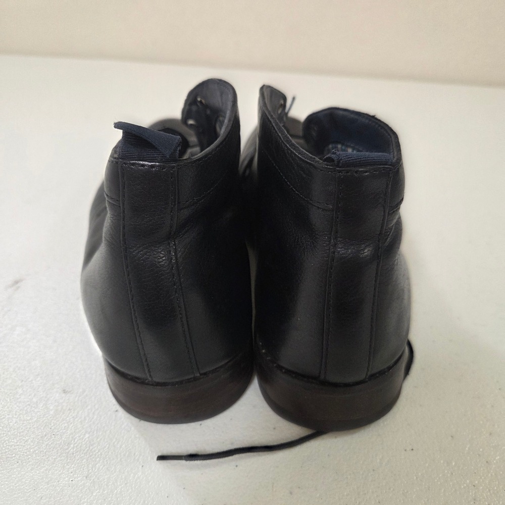 Hush Puppies Mens Black Leather Chukka Boots HM01046-001 Size‎ 7.5 Medium - Picture 3 of 6